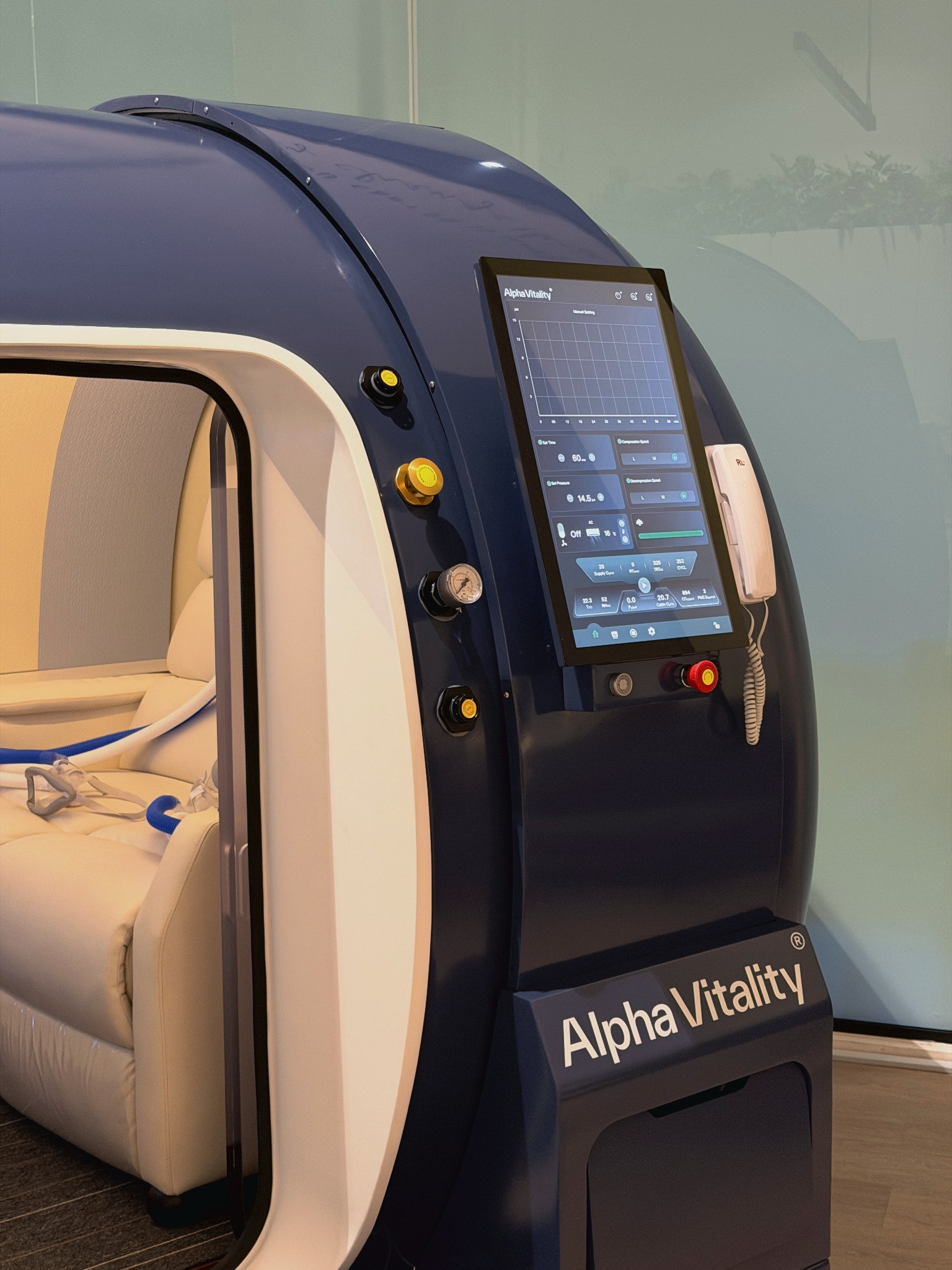 Alpha Vitality hyperbaric oxygen therapy chamber